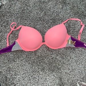 Victoria’s Secret PINK Wear Everywhere Super Push-up Bra 32D E70